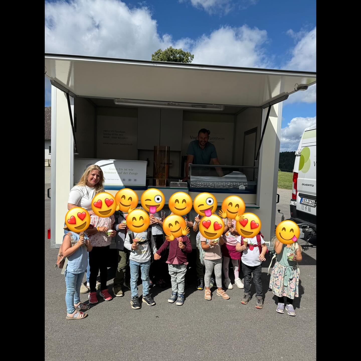 Eiswagen beim Bergfest